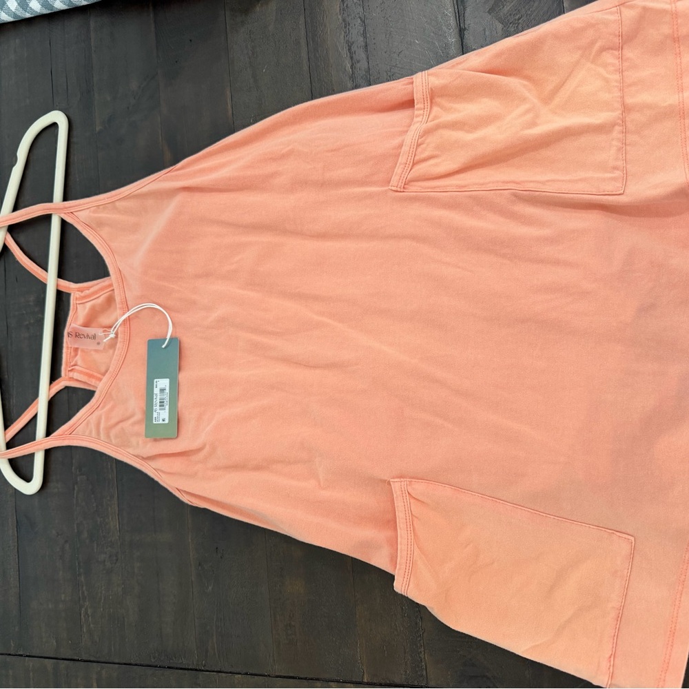 Altar’d State Strappy Pocket Dress - Coral